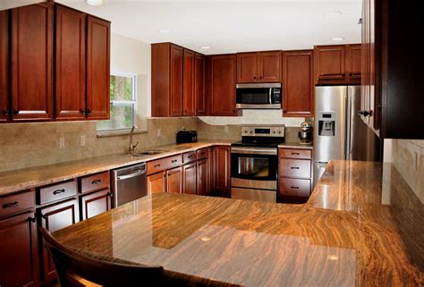 cherry cabinets with stainless steel appliances|cherry wood cabinets.